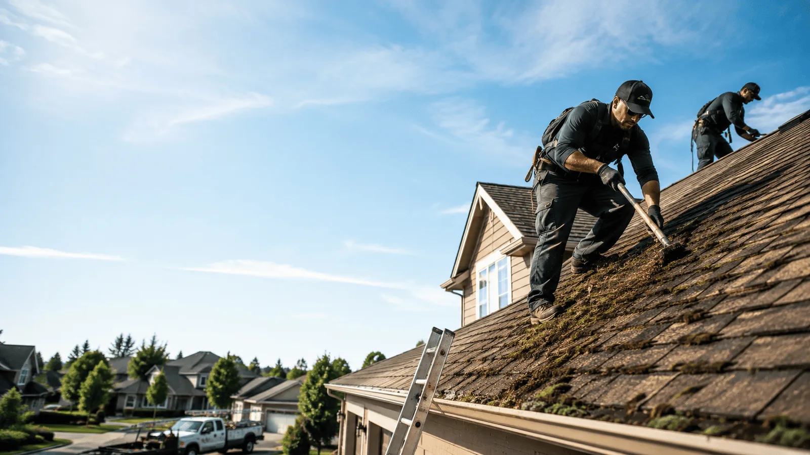 Roof Moss Removal in Mound City, KS near me